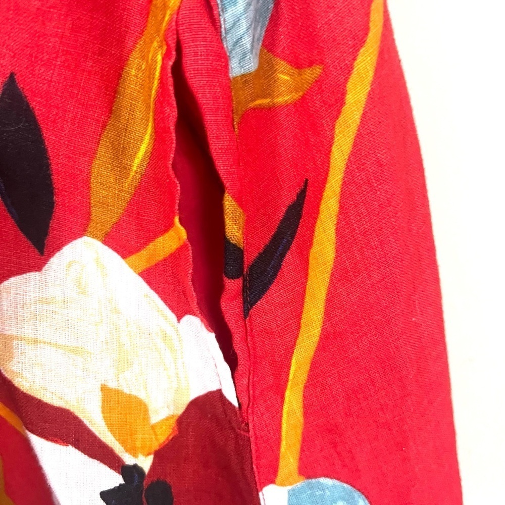Sigrid Olsen Red Floral Dress - Picture 3 of 4